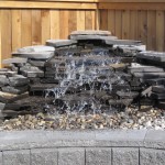 Waterfall, Lethbridge Alberta, Landscaping