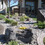 Bubbling rock, Lethbridge Alberta, Landscaping