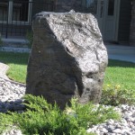 Bubbling rock, Lethbridge Alberta, Landscaping