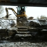 Lower patio retaining wall Claresholm Alberta