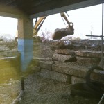 Lower patio retaining wall Claresholm Alberta